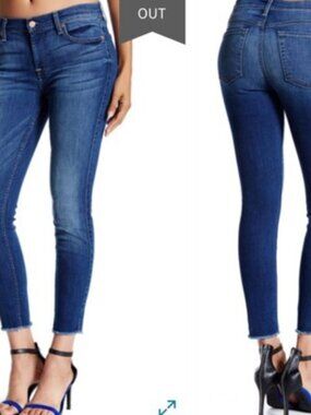 7 Seven For All Mankind Denim the Ankle Skinny Jeans 98% Cotton - Size 31 10/12